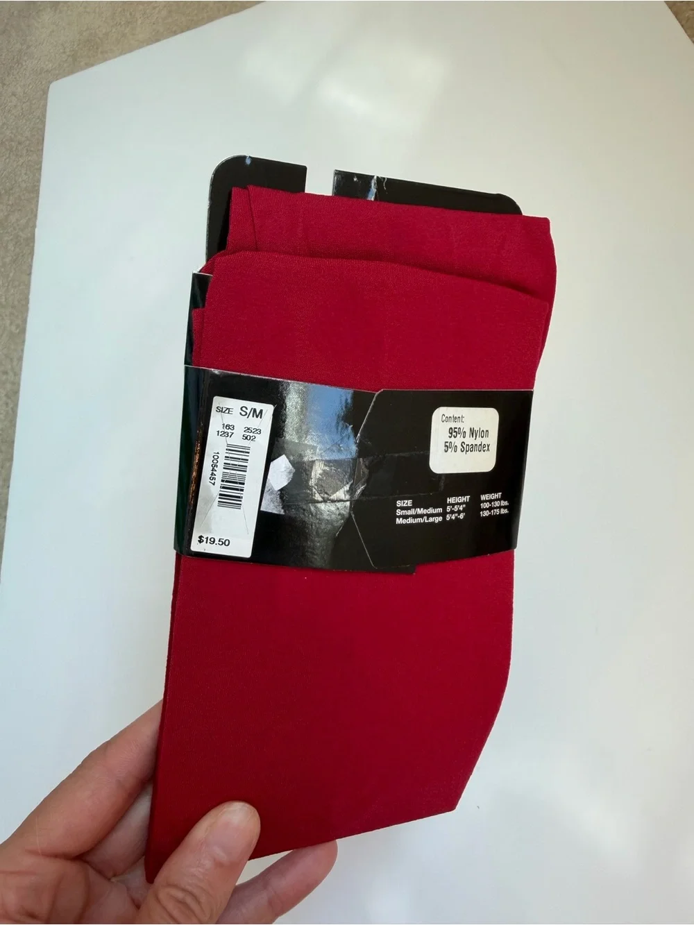 The Limited Red Opaque Tights - Berry Red